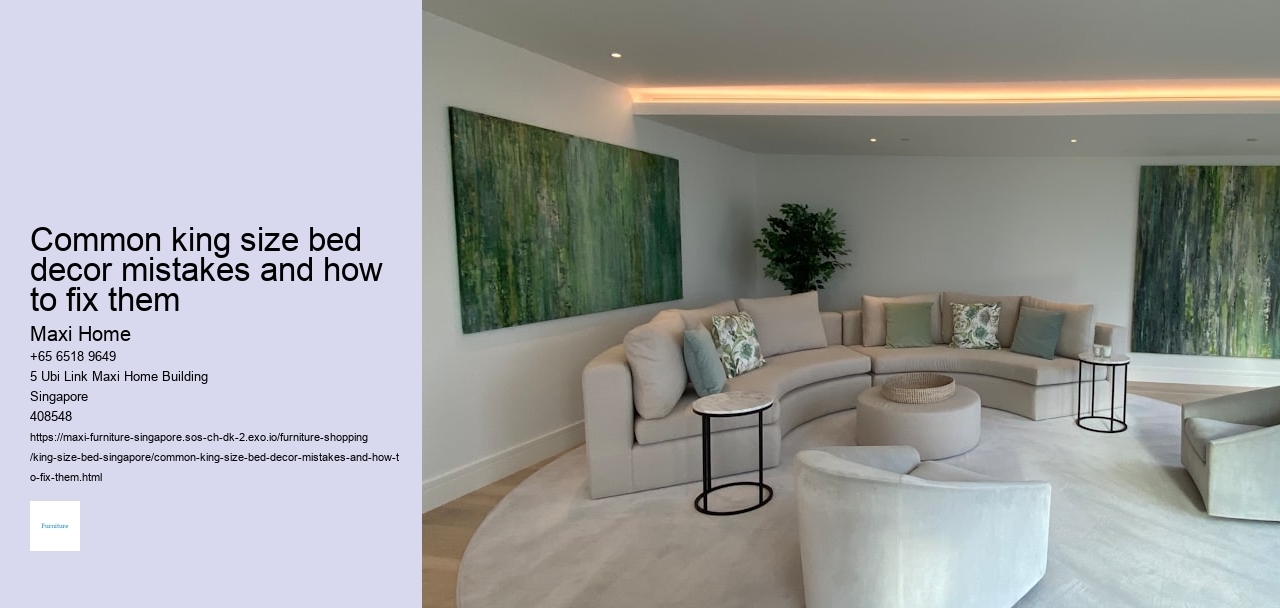 Common king size bed decor mistakes and how to fix them