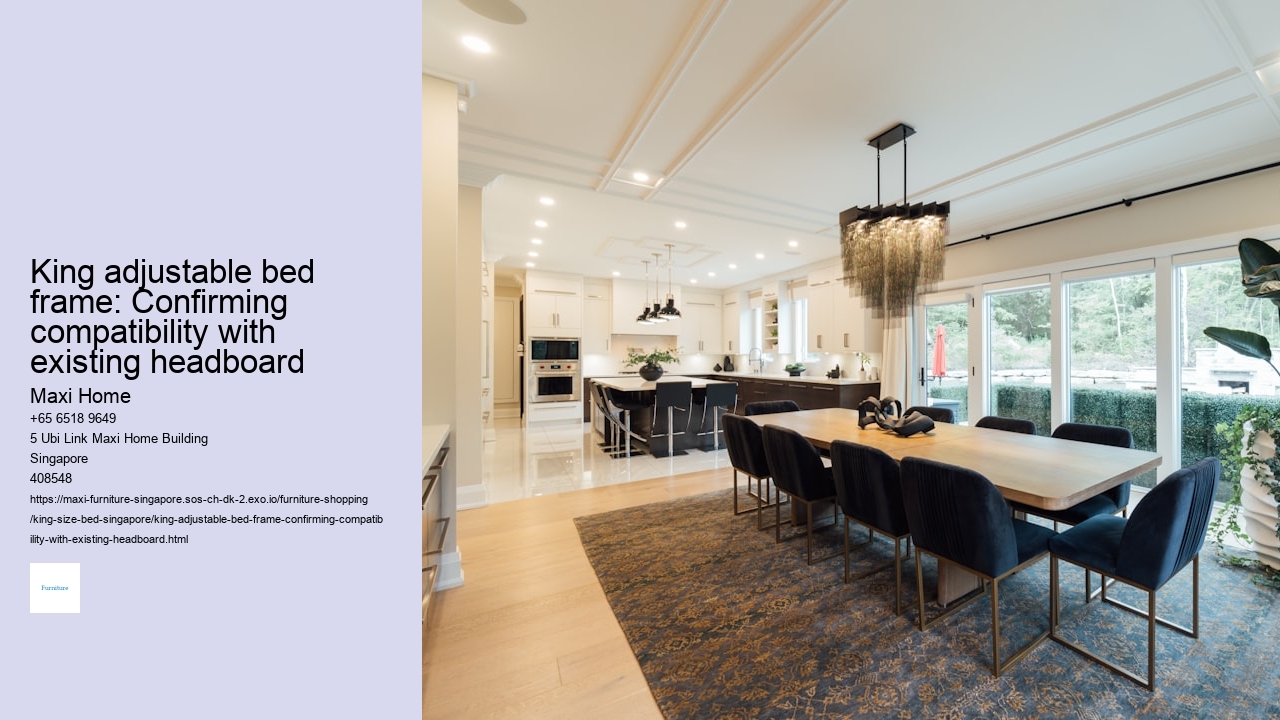 King adjustable bed frame: Confirming compatibility with existing headboard