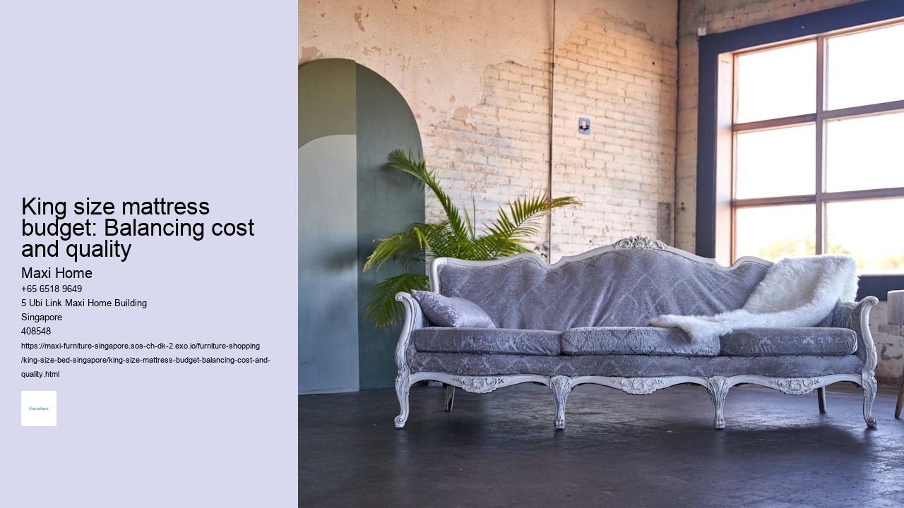 King size mattress budget: Balancing cost and quality