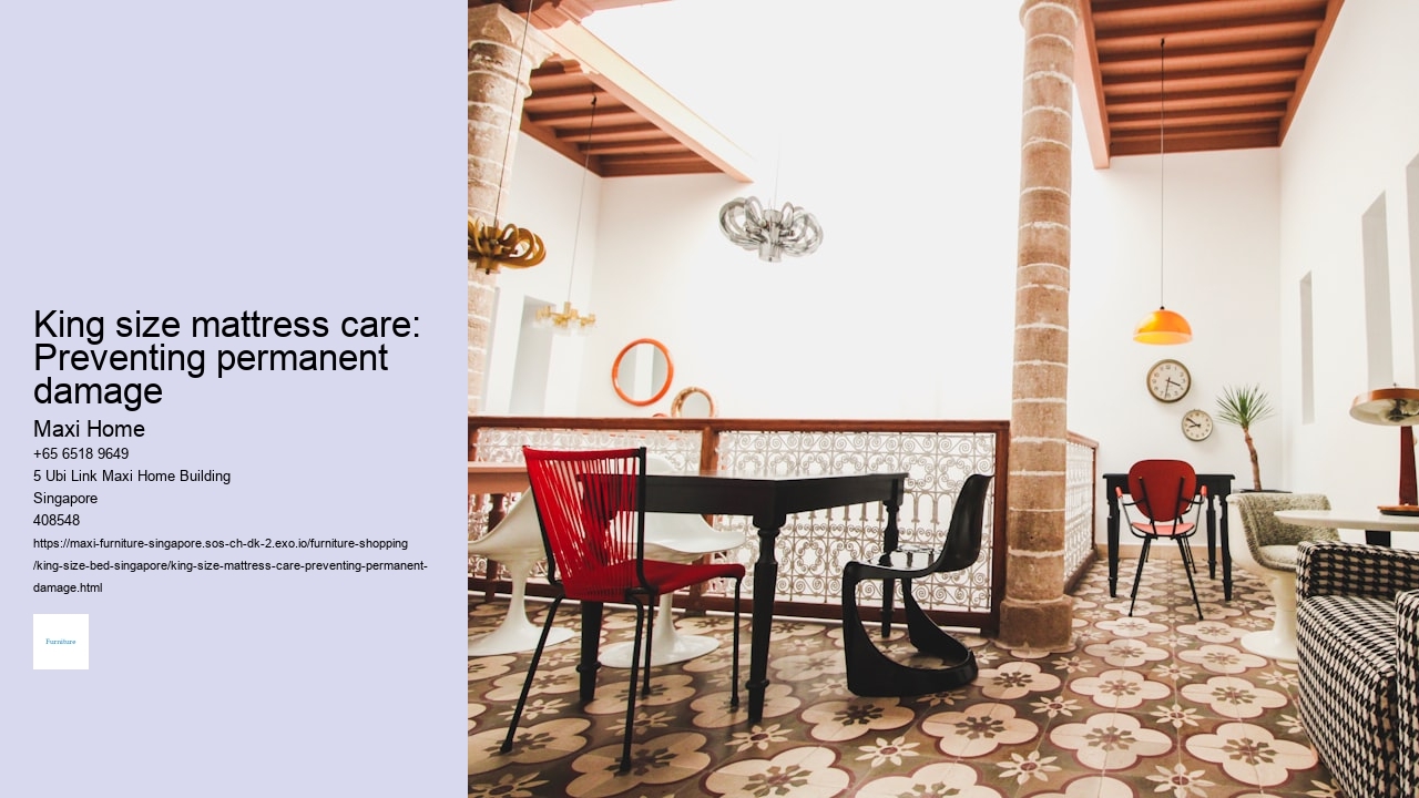 King size mattress care: Preventing permanent damage