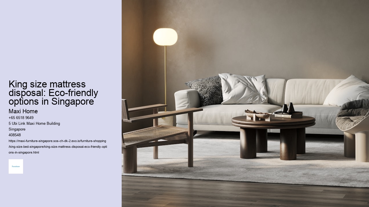 King size mattress disposal: Eco-friendly options in Singapore