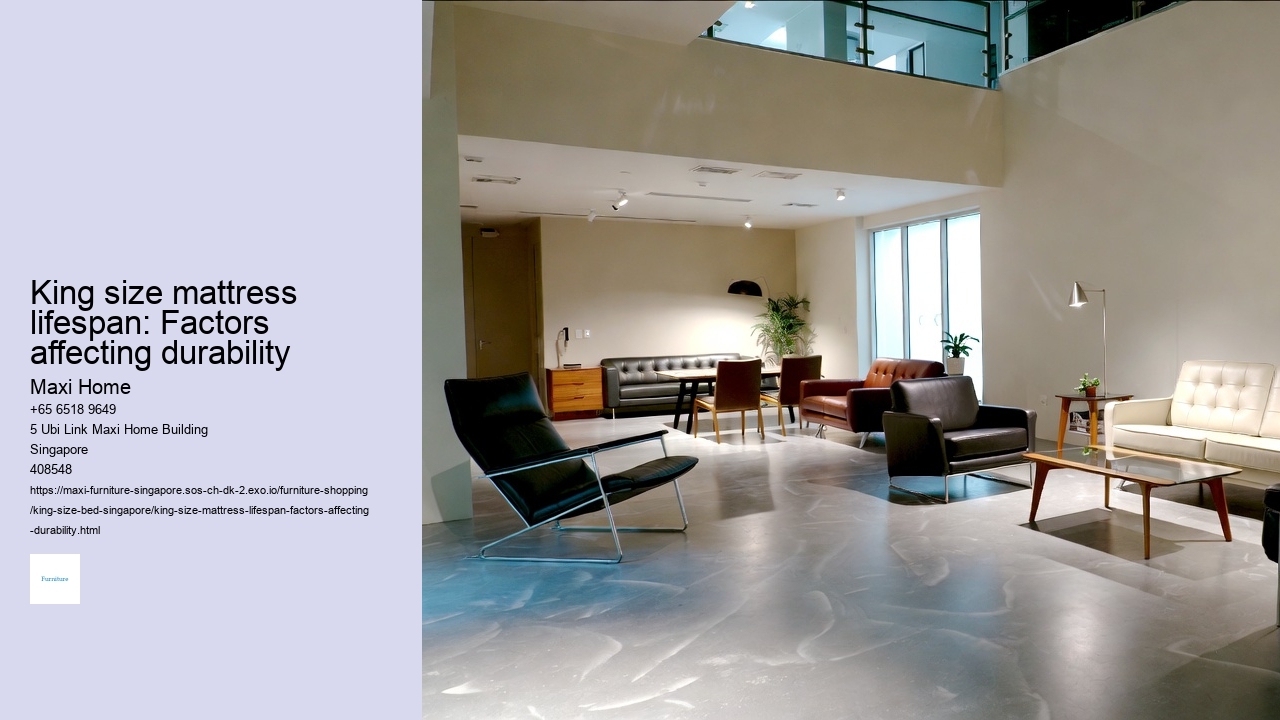 King size mattress lifespan: Factors affecting durability