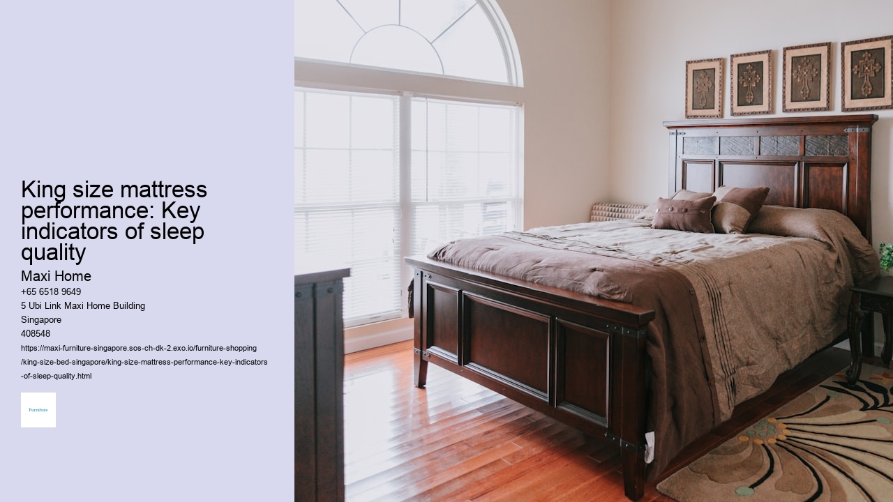 King size mattress performance: Key indicators of sleep quality