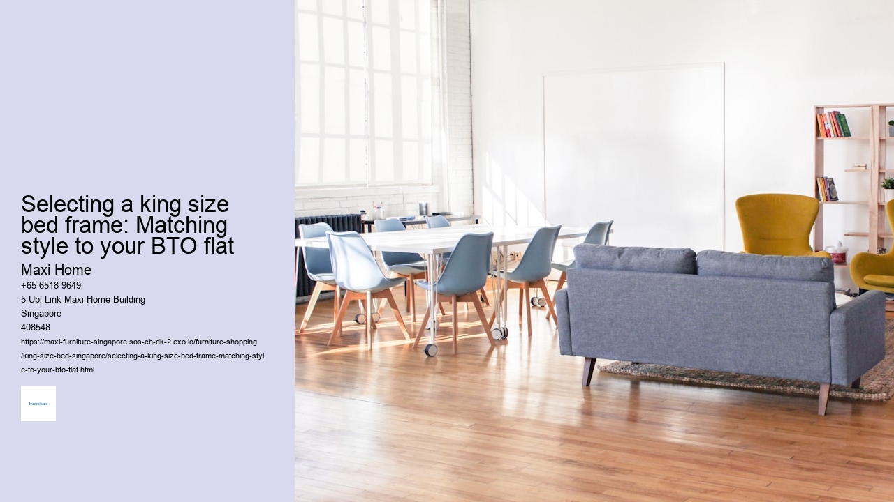 Selecting a king size bed frame: Matching style to your BTO flat