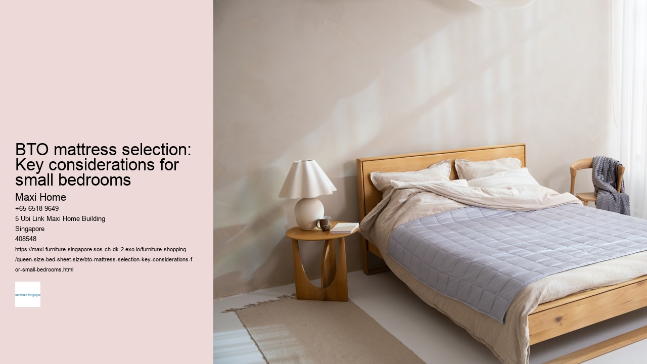 BTO mattress selection: Key considerations for small bedrooms