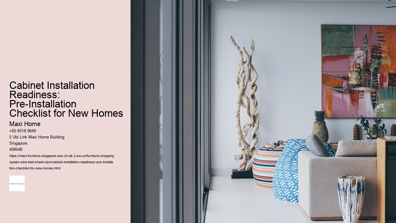 Cabinet Installation Readiness: Pre-Installation Checklist for New Homes