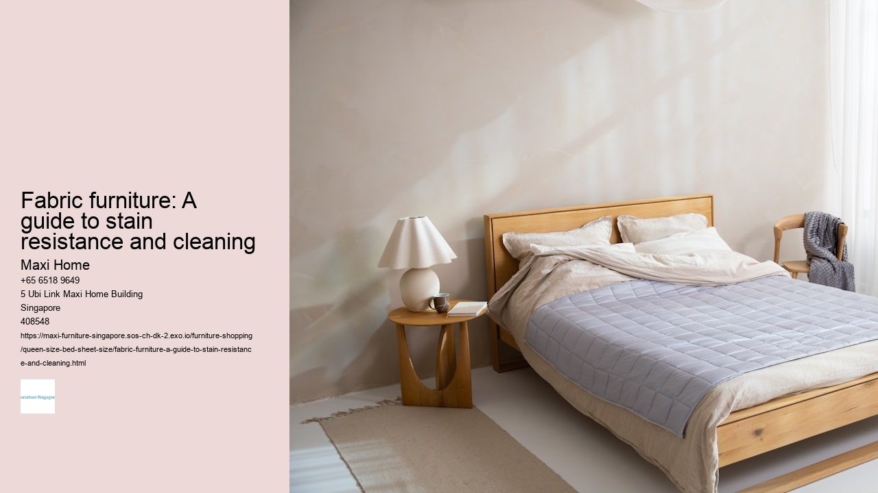 Fabric furniture: A guide to stain resistance and cleaning