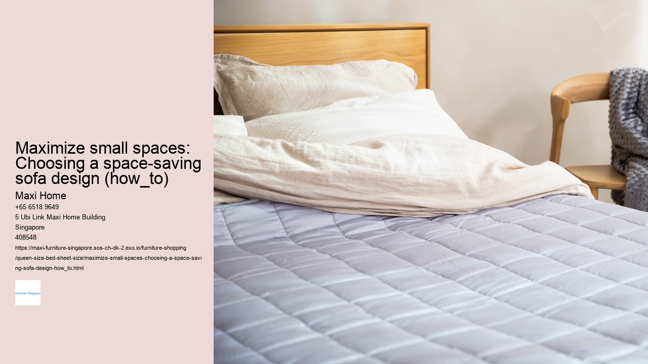 Maximize small spaces: Choosing a space-saving sofa design (how_to)