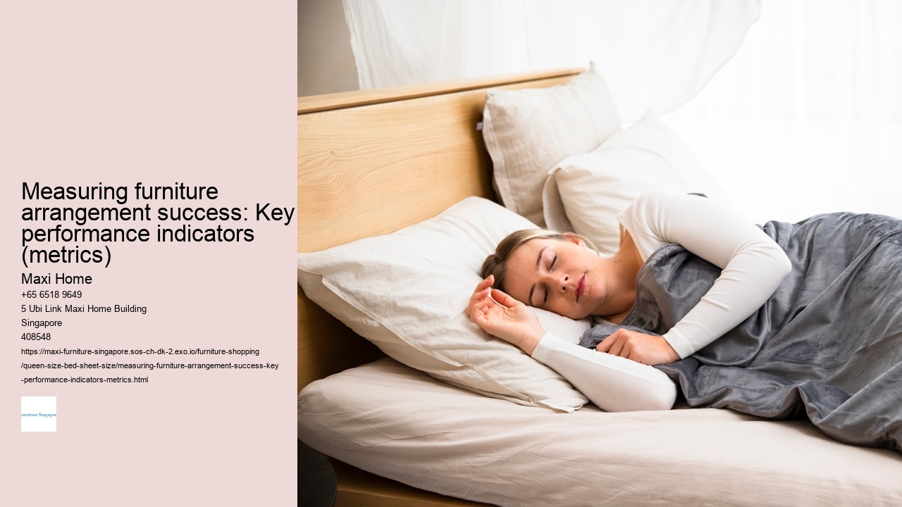 Measuring furniture arrangement success: Key performance indicators (metrics)