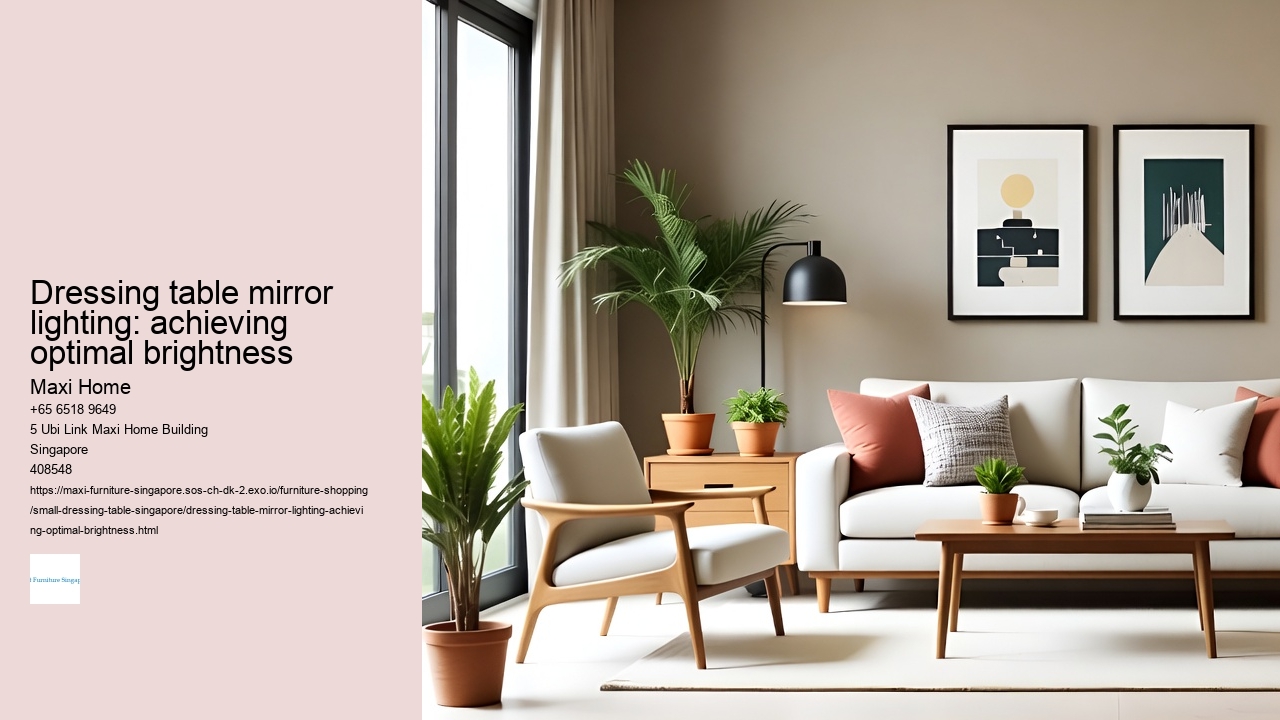 Dressing table mirror lighting: achieving optimal brightness Maxi Home Dressing table mirror lighting: achieving optimal brightness