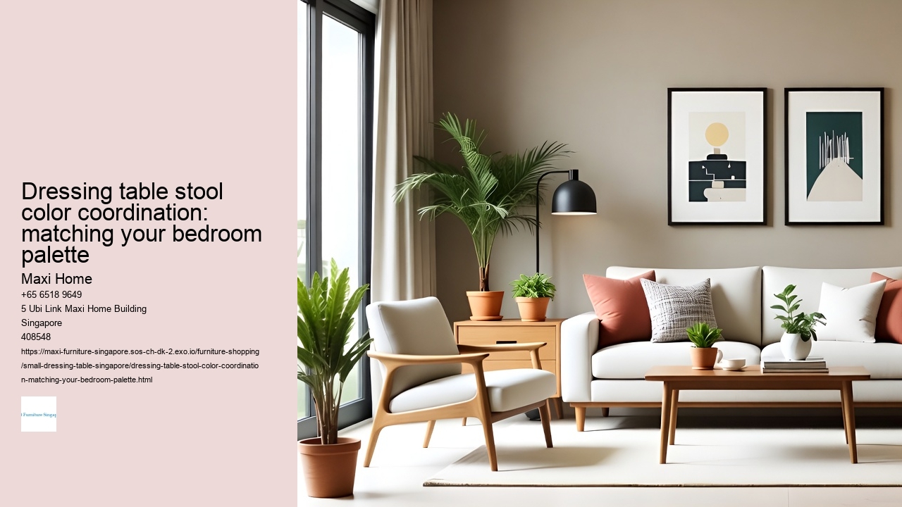 Dressing table stool color coordination: matching your bedroom palette Maxi Home Dressing table stool color coordination: matching your bedroom palette