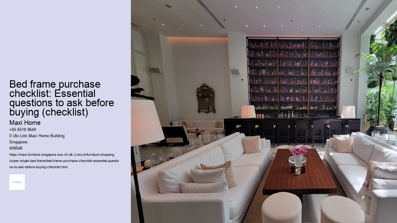 Bed frame purchase checklist: Essential questions to ask before buying (checklist) Maxi Home Bed frame purchase checklist: Essential questions to ask before buying (checklist)