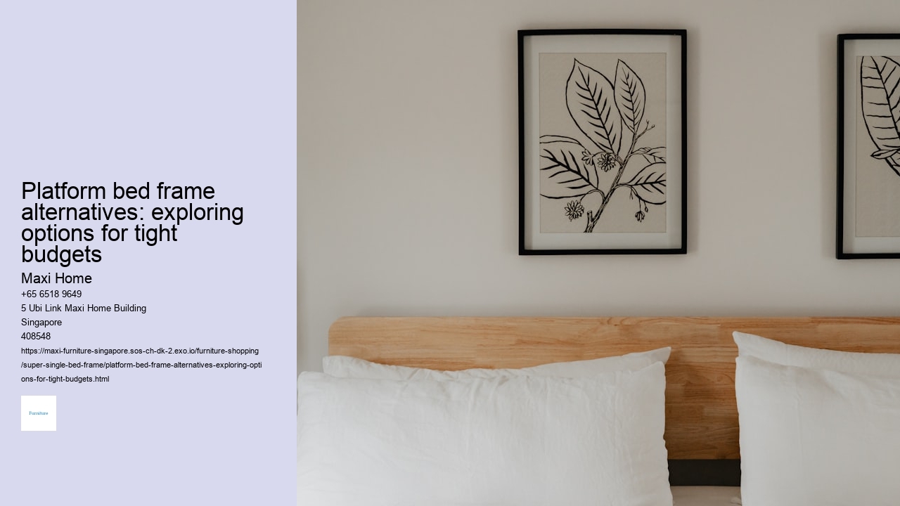Platform bed frame alternatives: exploring options for tight budgets Maxi Home Platform bed frame alternatives: exploring options for tight budgets