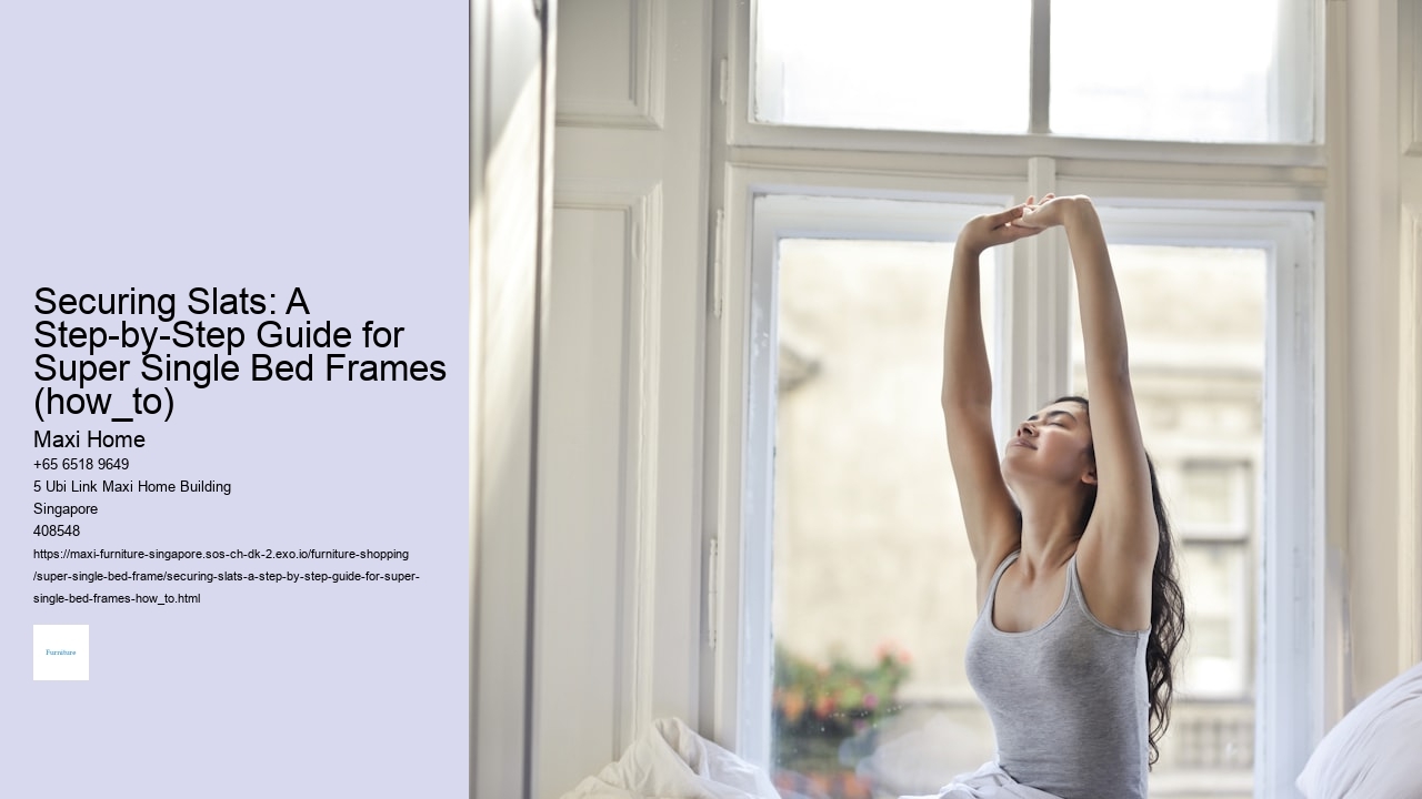 Securing Slats: A Step-by-Step Guide for Super Single Bed Frames (how_to) Maxi Home Securing Slats: A Step-by-Step Guide for Super Single Bed Frames (how_to)